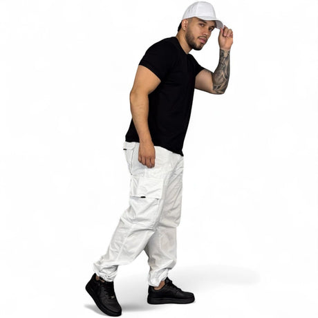 Pantalón Negro cargo cairo hombre - OpenMind