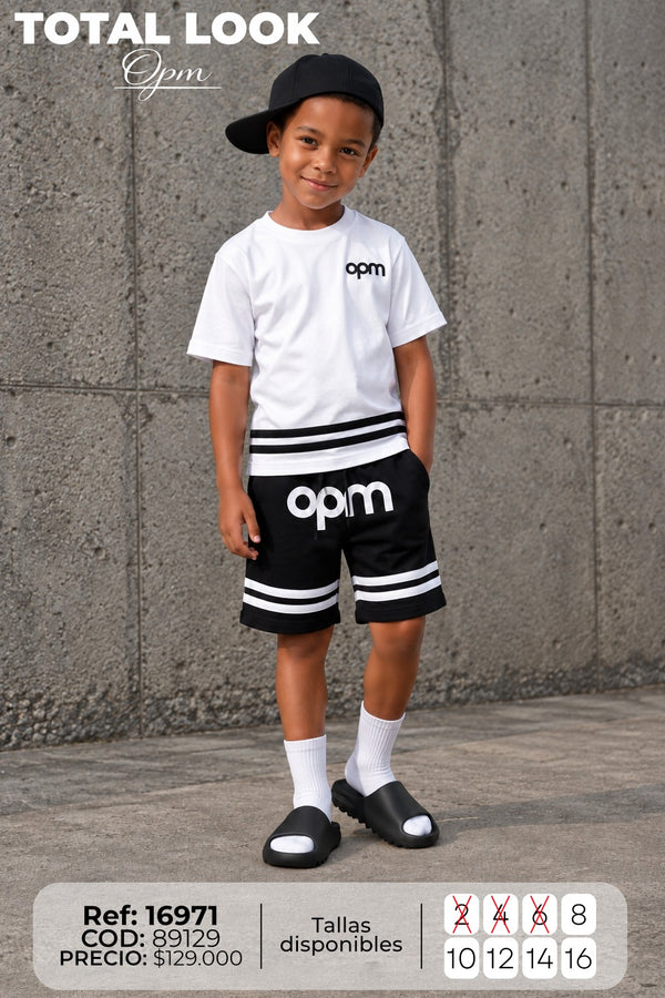 total look opm niño