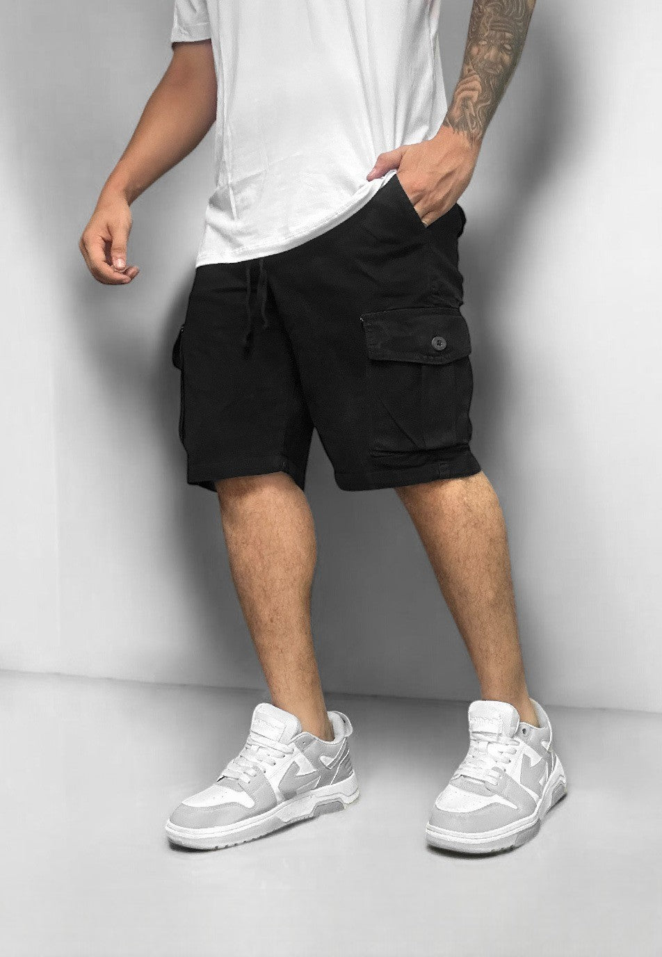 Bermuda cargo hombre