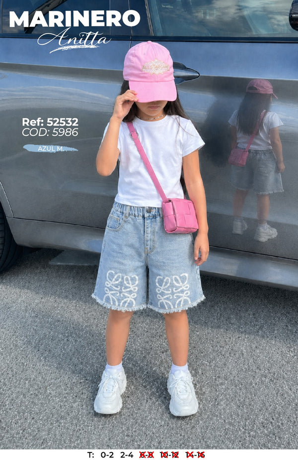 outfit niña marinero anitta azul m
