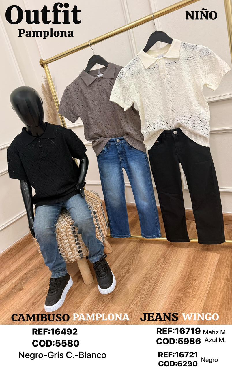 outfit w12 niño