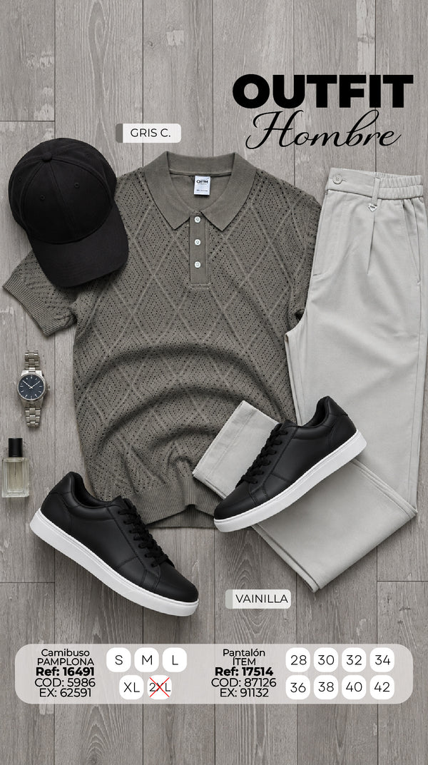 outfit pamplona gris c hombre