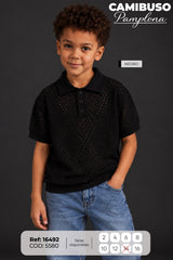 camibuso pamplona negro  niño