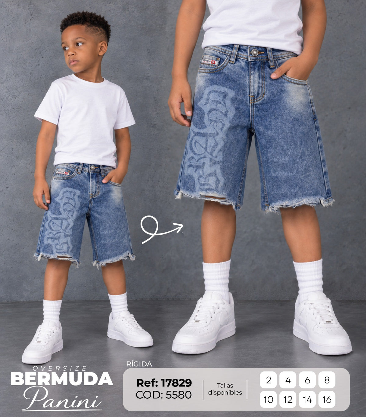 bermuda panini niño