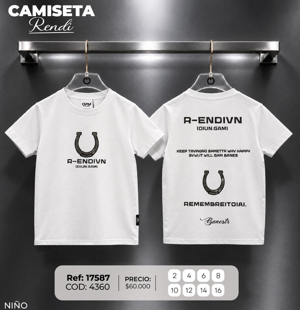 camiseta rendi niño
