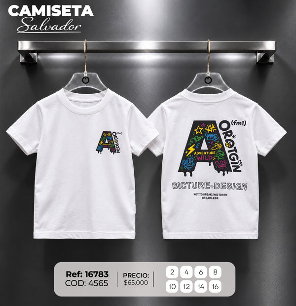 camiseta salvador 1 niño