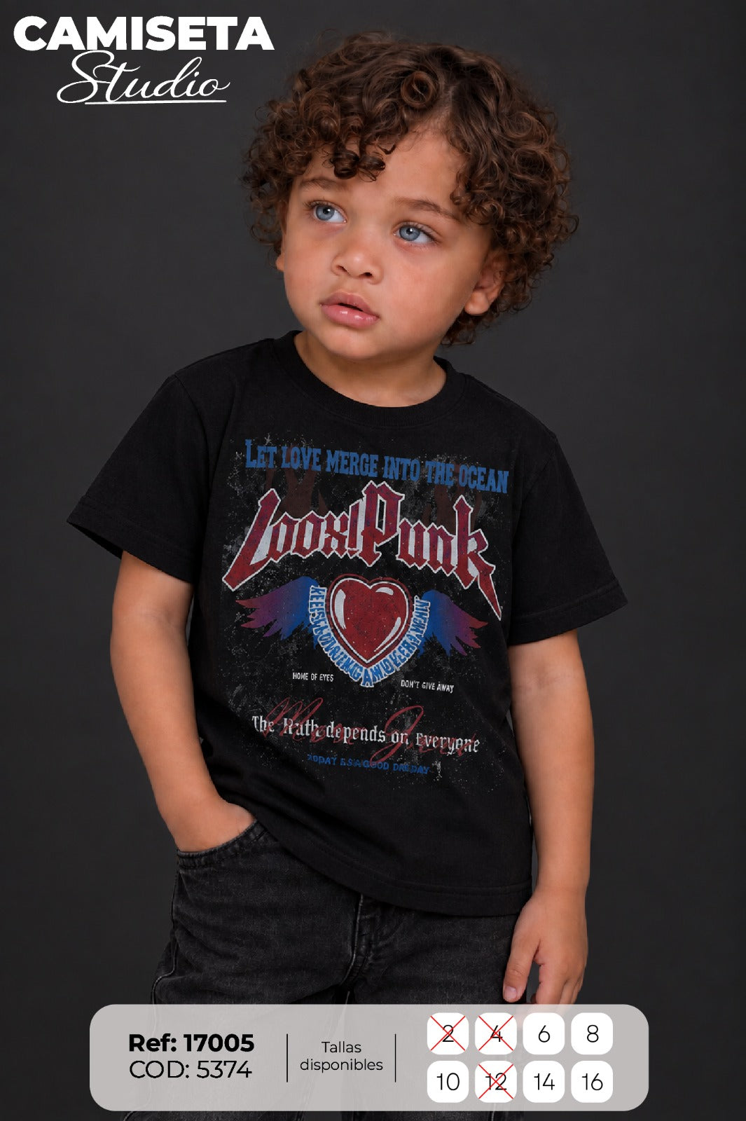 camiseta studio niño