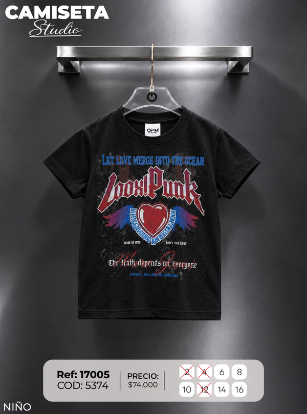 camiseta studio 1 niño