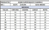 Jeans cuadrilu niño