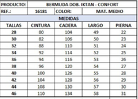 Bermuda iktan hombre