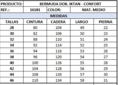 Bermuda iktan hombre
