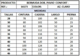 Bermuda pavio hombre
