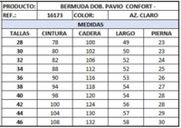 Bermuda pavio hombre