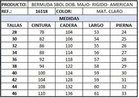 Bermuda majo hombre