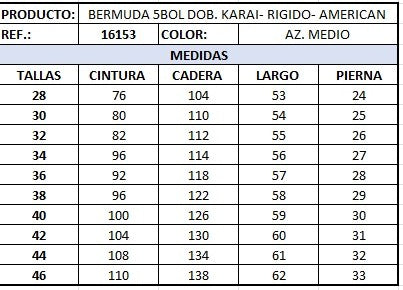 Bermuda karai hombre