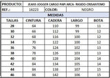 Jeans jogger papi arca hombre