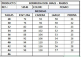 Bermuda jhael hombre