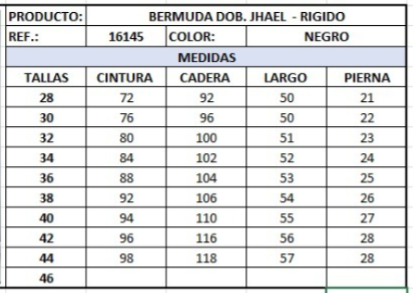 Bermuda jhael hombre