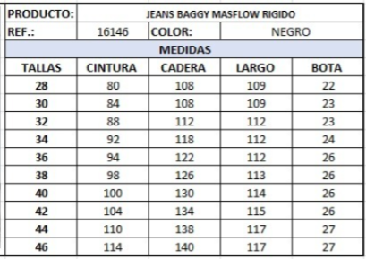 Jeans baggy massflow hombre