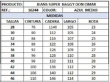 Jeans  baggy don omar hombre