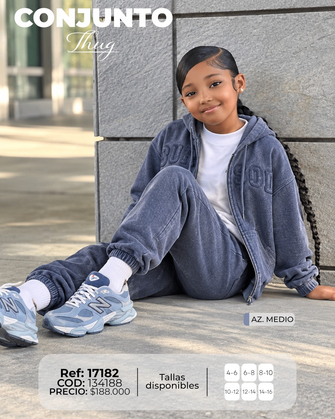 conjunto thag niña