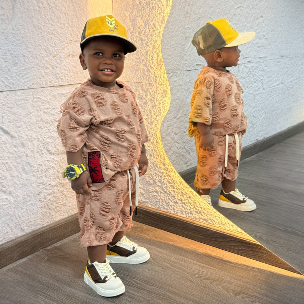 Total look desgast (conjunto) niño