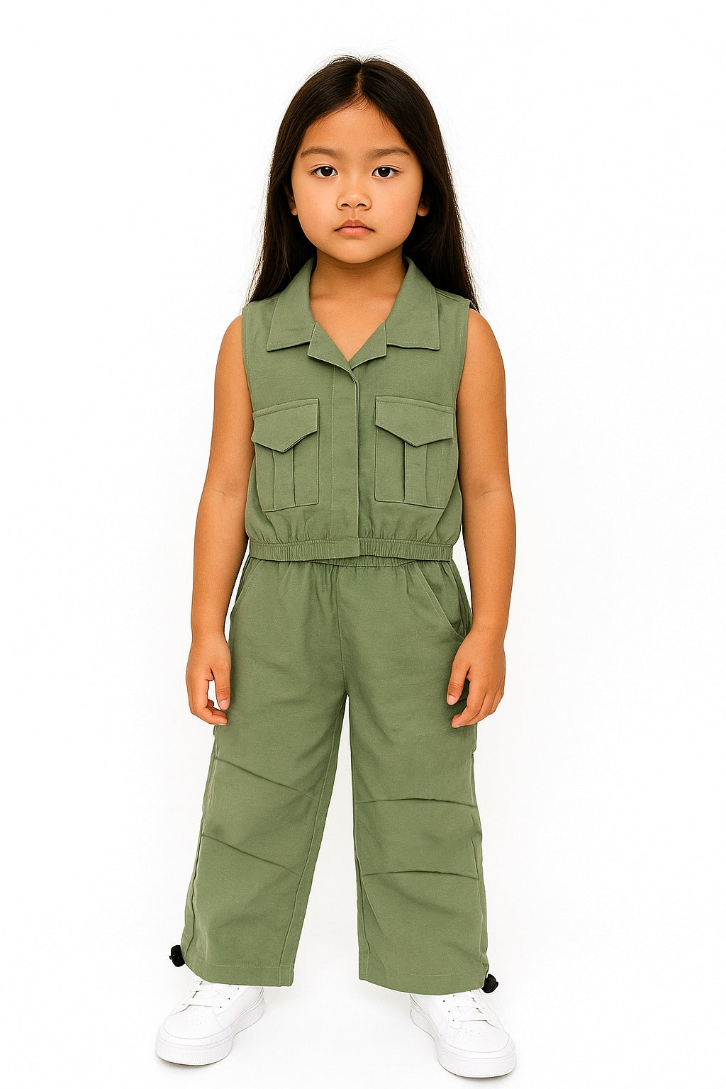 Total look ross (conjunto) niña