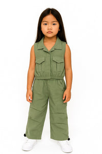 Total look ross (conjunto) niña