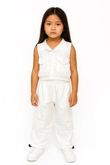 Total look ross (conjunto) niña