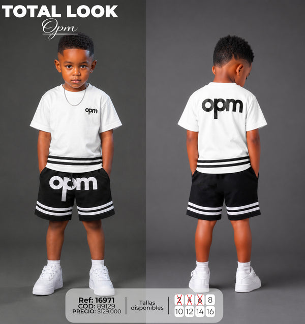 total look opm niño