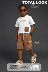 total look romi camel niño