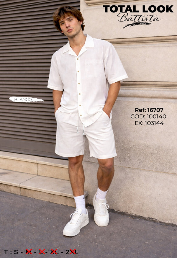 total look battista blanco hombre