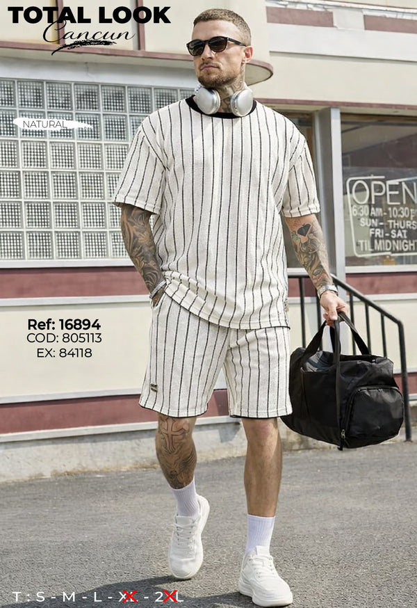total look cancun natural hombre