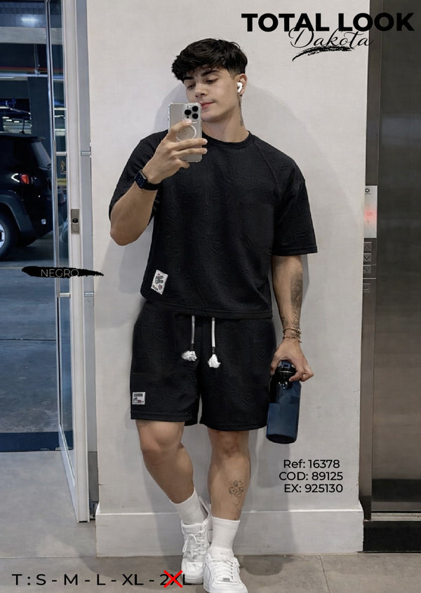 total look dakota negro hombre