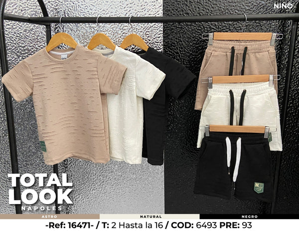 total look napoles collage niño