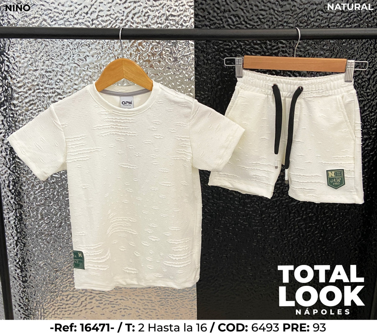 total look napoles natural niño