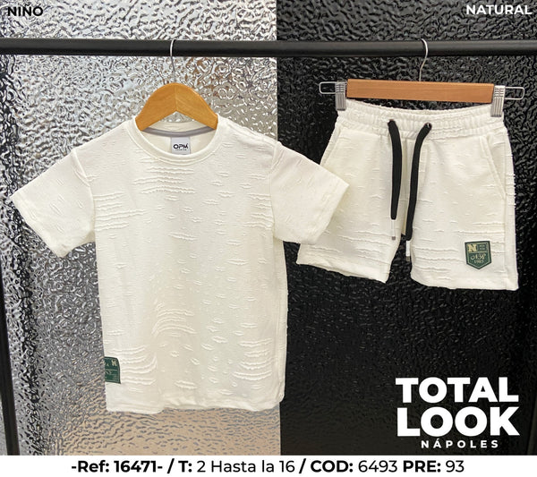 total look napoles natural niño