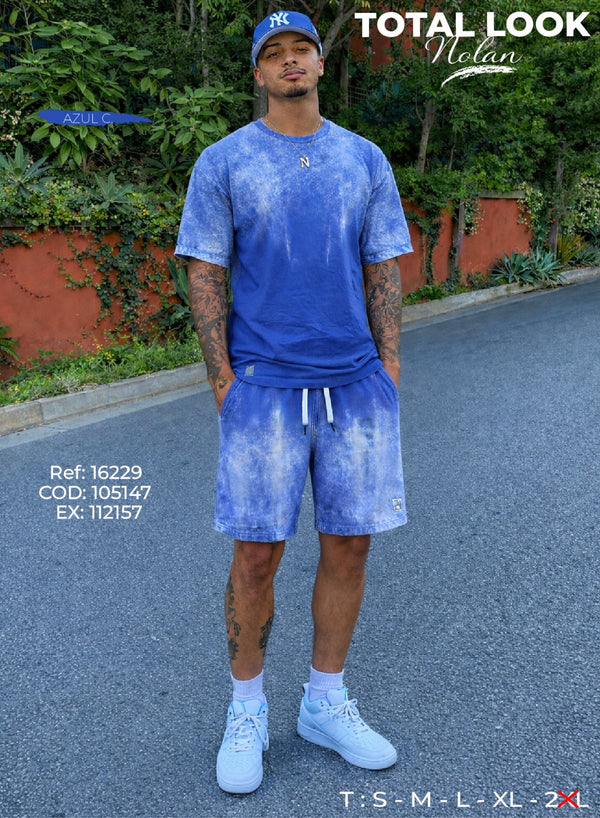 total look nolan azul c hombre