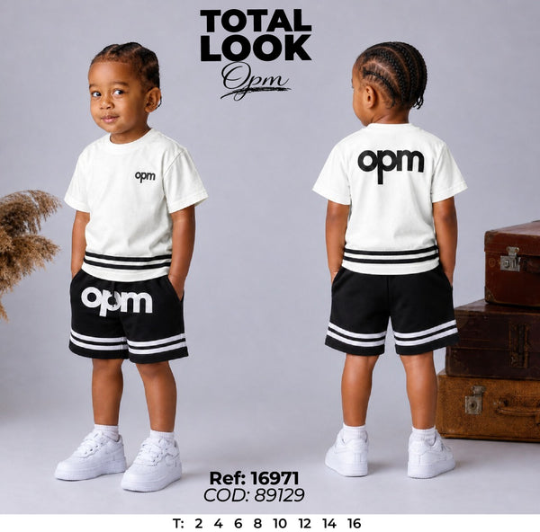 total look opm niño