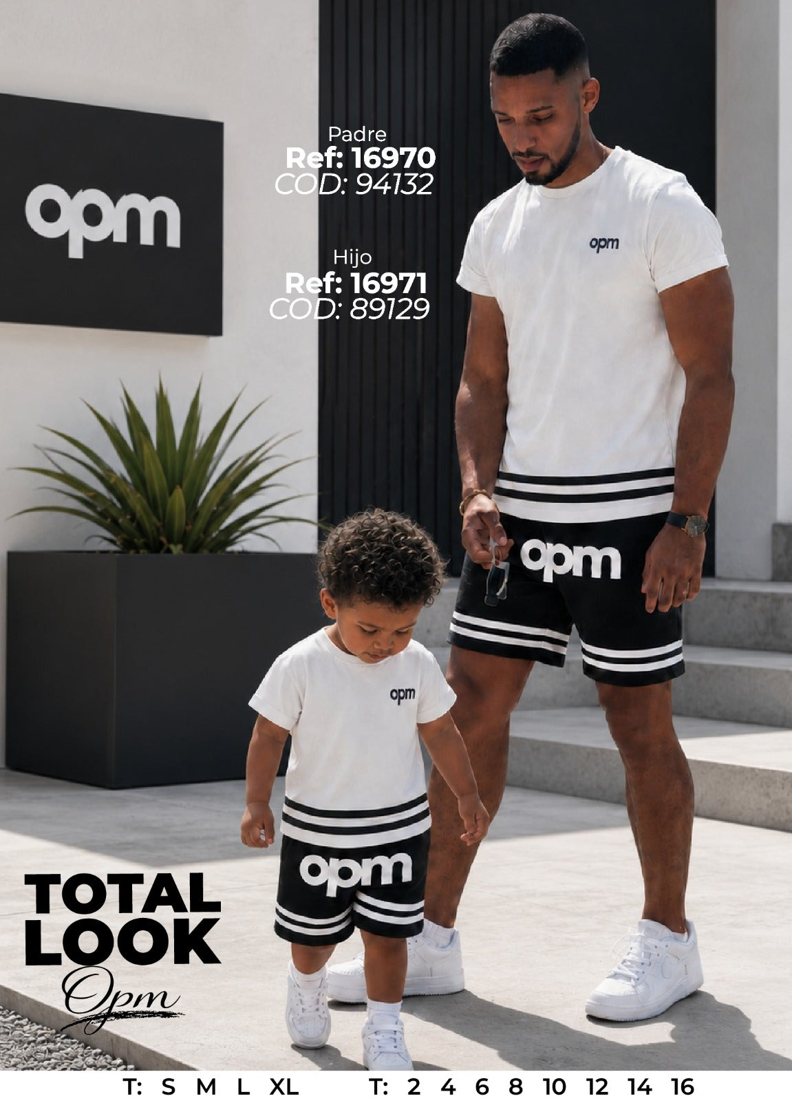 total look opm padre e hijo