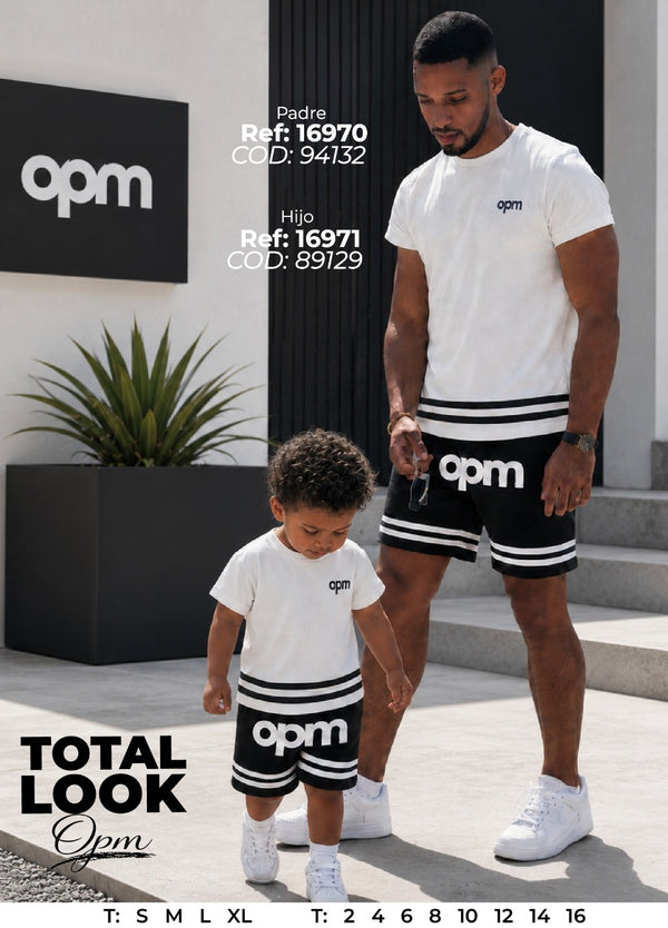 total look opm padre e hijo