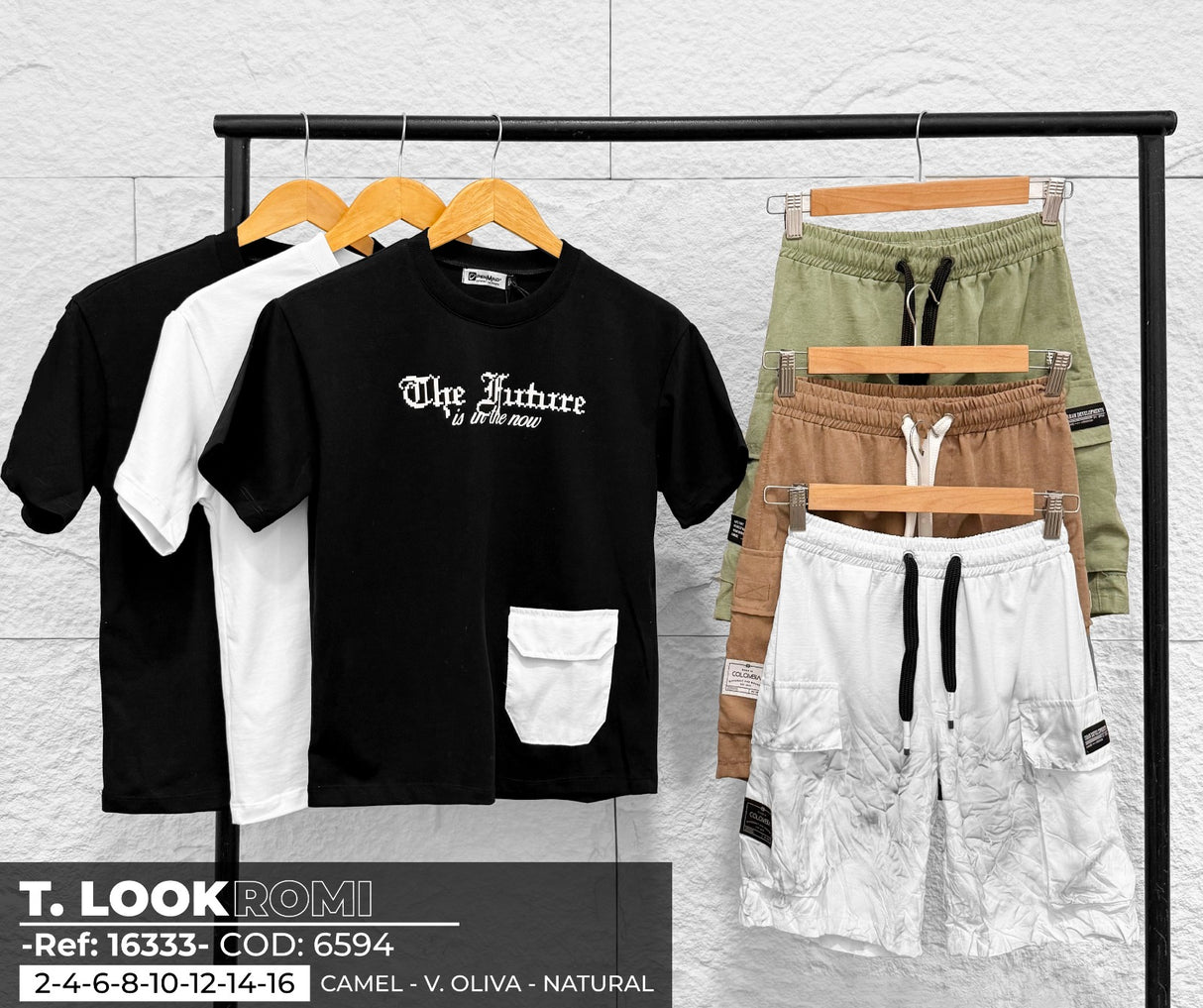 total look romi collage niño