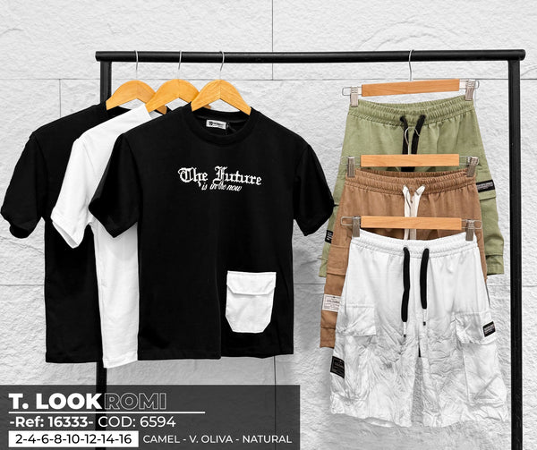 total look romi collage niño