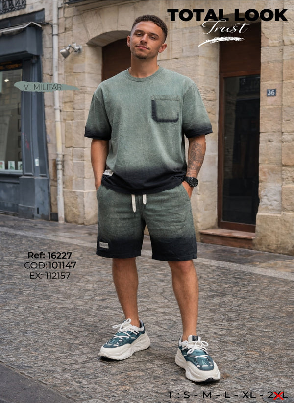 total look trust v militar hombre