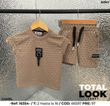 total look zenet camel niño