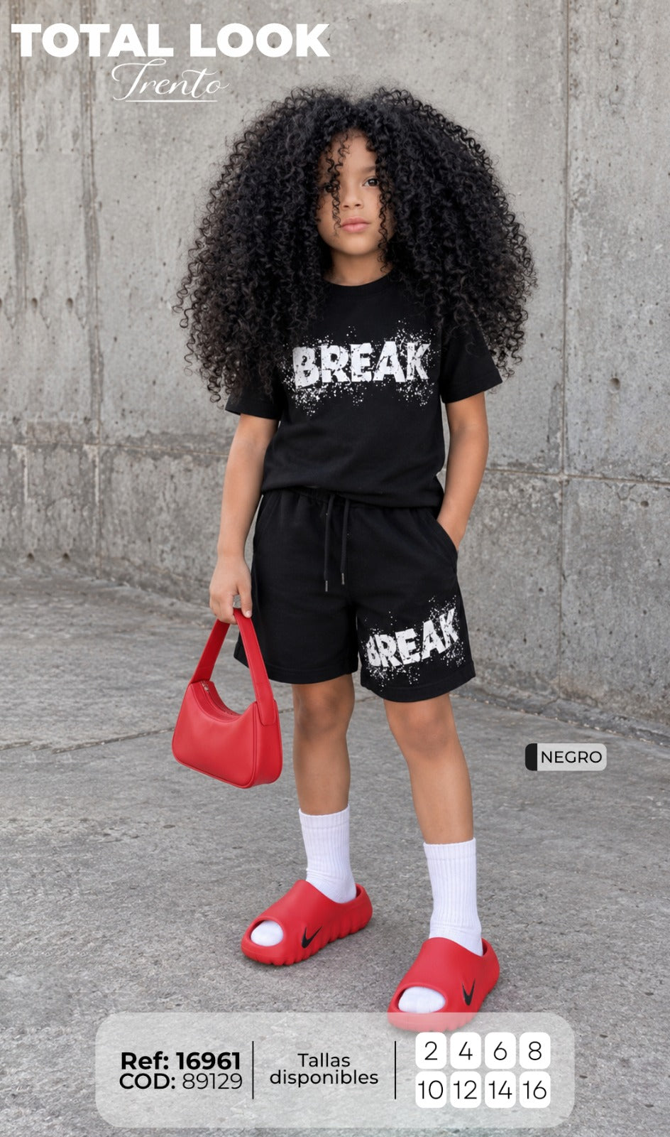 conjunto trento niña