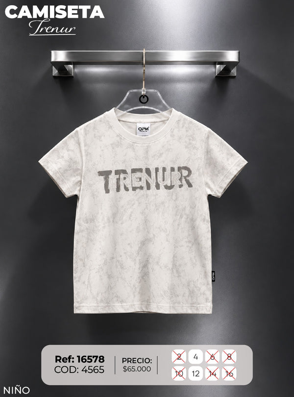 camiseta trenur 1 niño