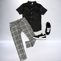 Pantalon a cuadros para niño