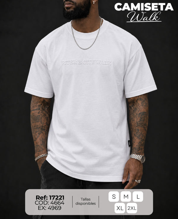 camiseta walk hombre