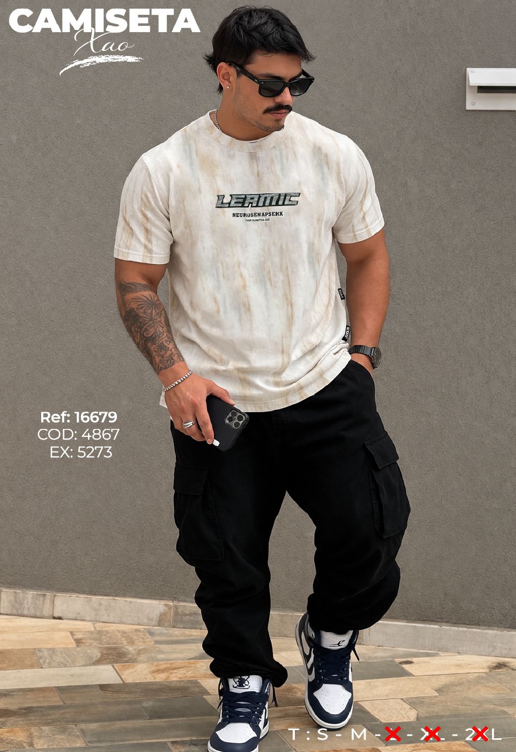 camiseta xao hombre